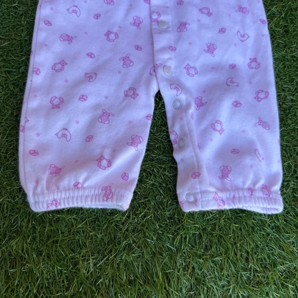 Little Me Sleepers Duck Bunny Footed Pajamas Sleepers Rompers Inafnt Size 3M‎